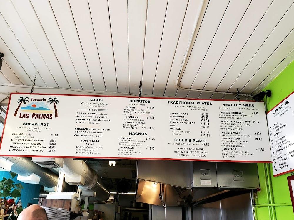 Taqueria Las Palmas Menu image 1